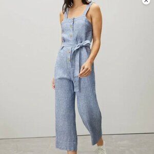 Everlane The Linen Picnic Jumpsuit - size 2